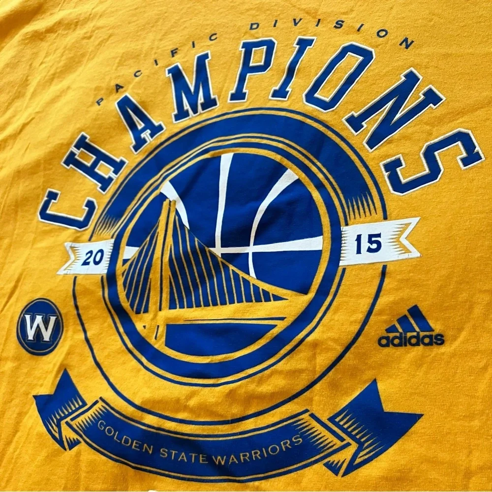 2015 Golden State Warriors Championship Shirt - Gold - XXL